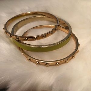 Kate Spade stacking bracelets
